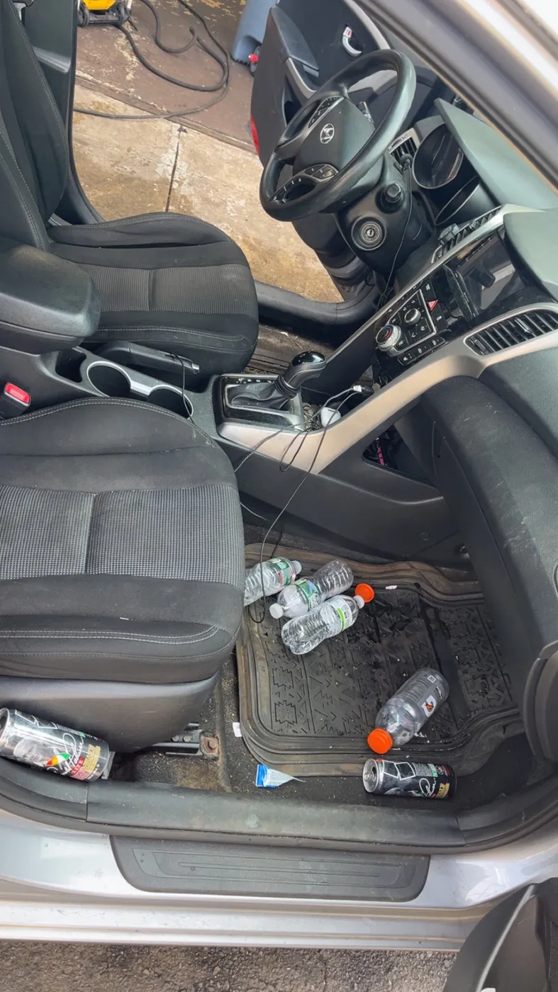 Front passenger side before detailing